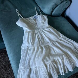 Princess Polly Textured White Dress
